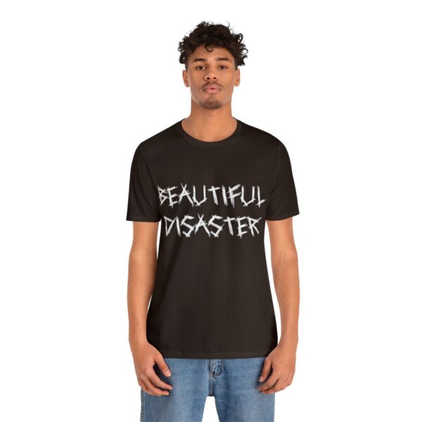 Brat Life "Beautiful Disaster" Unisex Jersey Short Sleeve Tee - Image 28