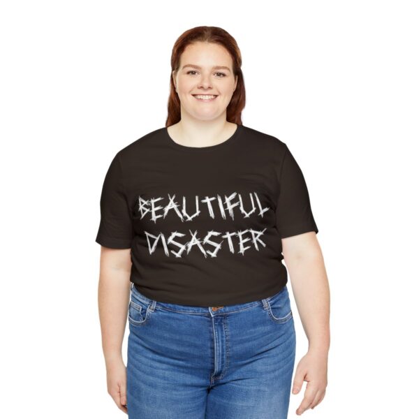 Brat Life "Beautiful Disaster" Unisex Jersey Short Sleeve Tee - Image 31