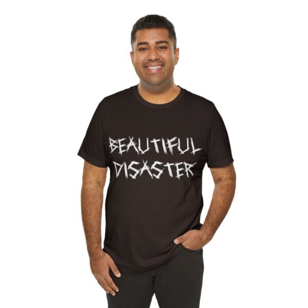 Brat Life "Beautiful Disaster" Unisex Jersey Short Sleeve Tee - Image 32