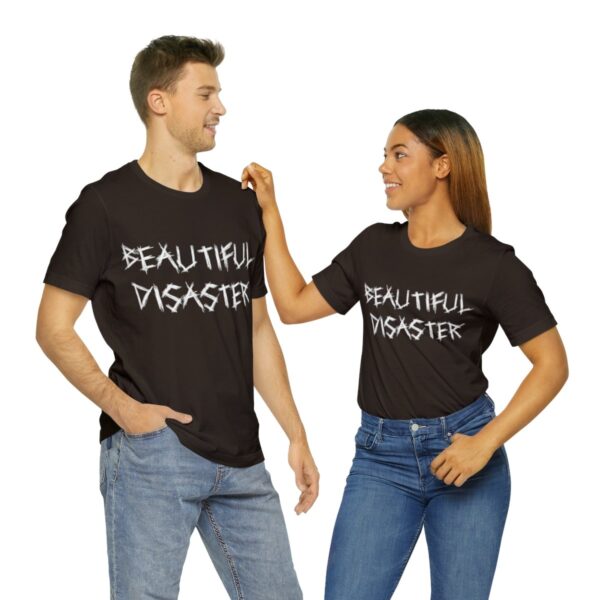 Brat Life "Beautiful Disaster" Unisex Jersey Short Sleeve Tee - Image 34