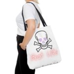 Brat Life Skull AOP Tote Bag