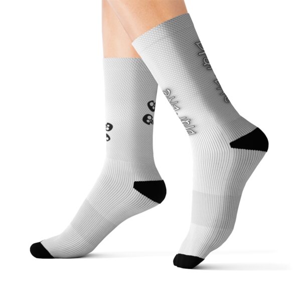 Brat Life TriSkull Socks - Image 2