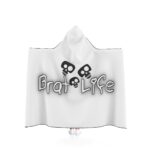 Brat Life TriSkull Hooded Blanket