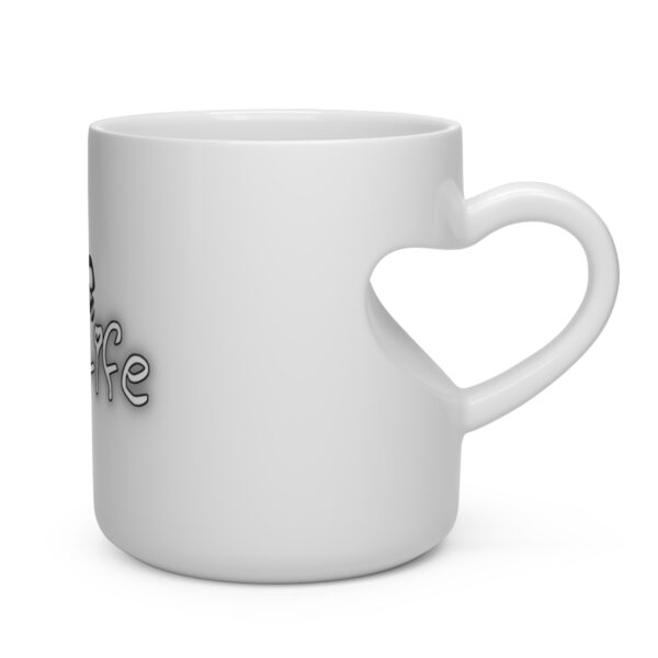 Brat Life TriSkull Heart Shape Mug
