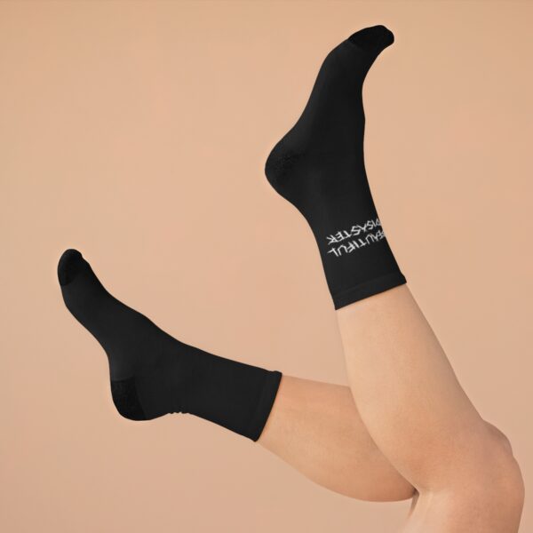 Brat Life "Beautiful Disaster" Recycled Poly Socks - Image 8