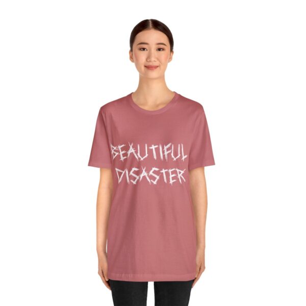 Brat Life "Beautiful Disaster" Unisex Jersey Short Sleeve Tee - Image 15