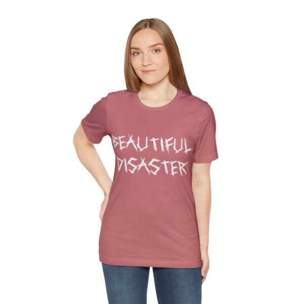 Brat Life "Beautiful Disaster" Unisex Jersey Short Sleeve Tee - Image 17
