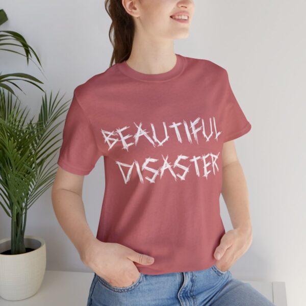 Brat Life "Beautiful Disaster" Unisex Jersey Short Sleeve Tee - Image 21