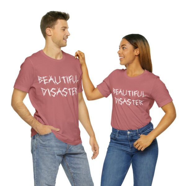 Brat Life "Beautiful Disaster" Unisex Jersey Short Sleeve Tee - Image 22