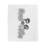 Brat Life TriSkull Velveteen Plush Blanket