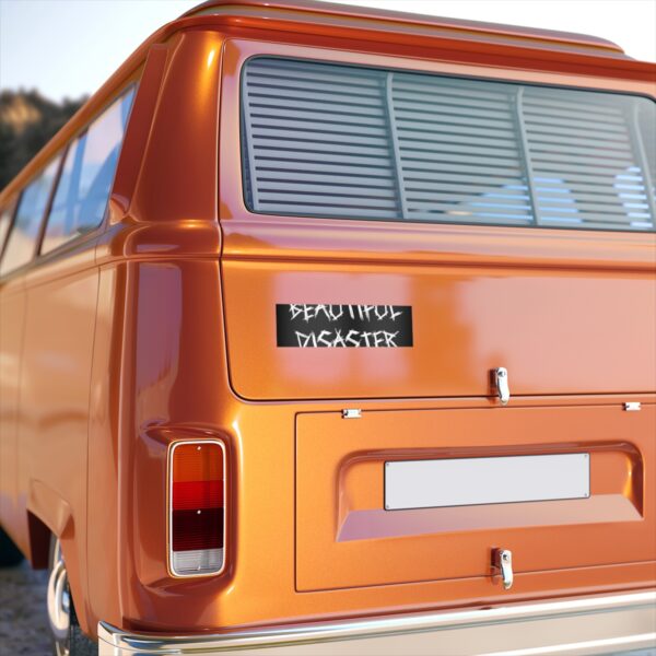 Brat Life "Beautiful Disaster" Bumper Sticker - Image 5