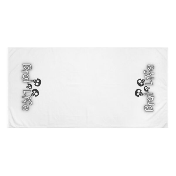 Brat Life TriSkull Mink-Cotton Towel - Image 2