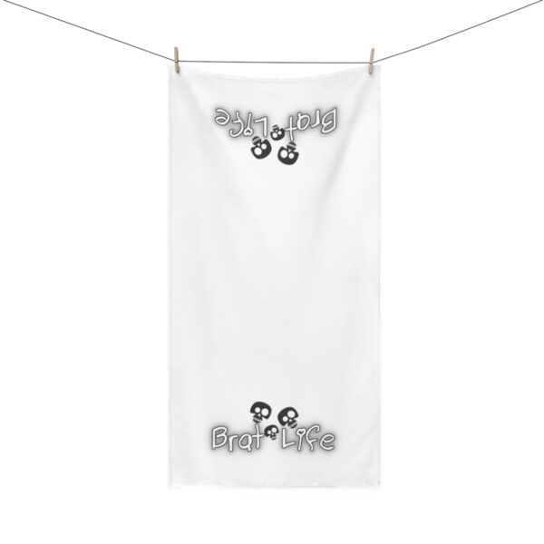 Brat Life TriSkull Mink-Cotton Towel - Image 3