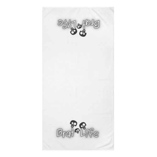 Brat Life TriSkull Mink-Cotton Towel