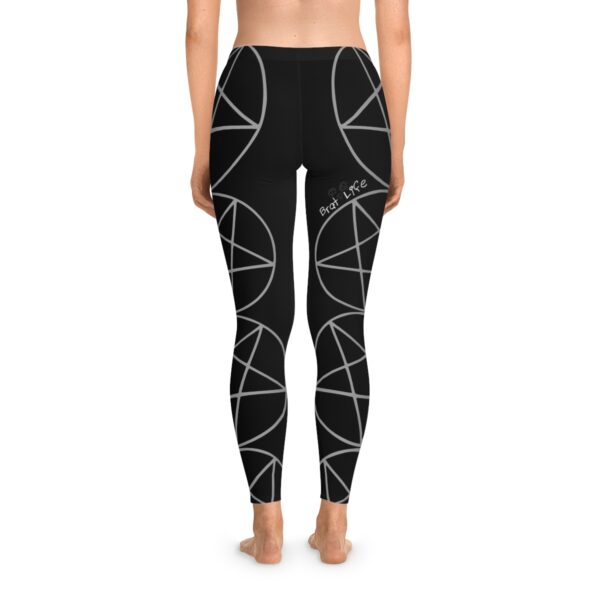 Brat Life Pentagram Stretchy Leggings - Image 4