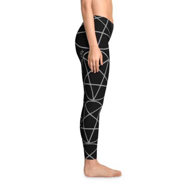 Brat Life Pentagram Stretchy Leggings - Image 6
