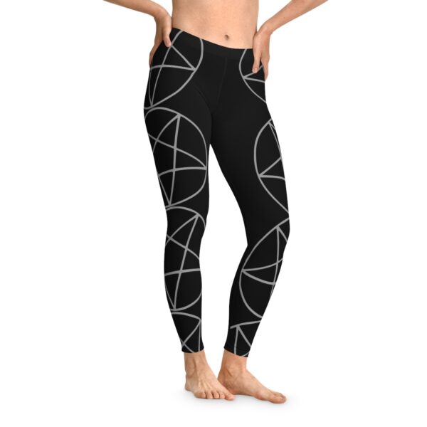 Brat Life Pentagram Stretchy Leggings