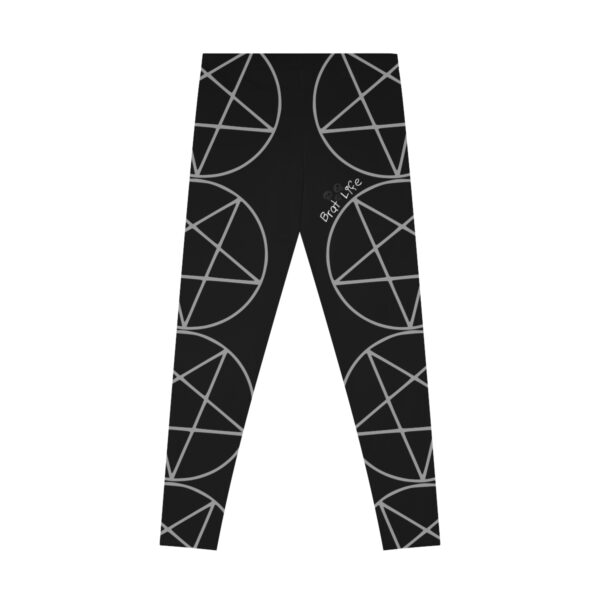 Brat Life Pentagram Stretchy Leggings - Image 3