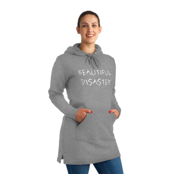 Grunge Goddess Street Hoodie Dress - Image 6