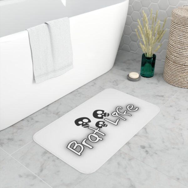 Brat Life TriSkull Memory Foam Bath Mat - Image 3