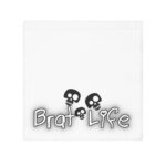 Brat Life TriSkull Face Towel