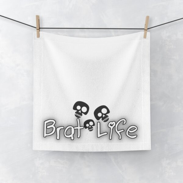 Brat Life TriSkull Face Towel - Image 3