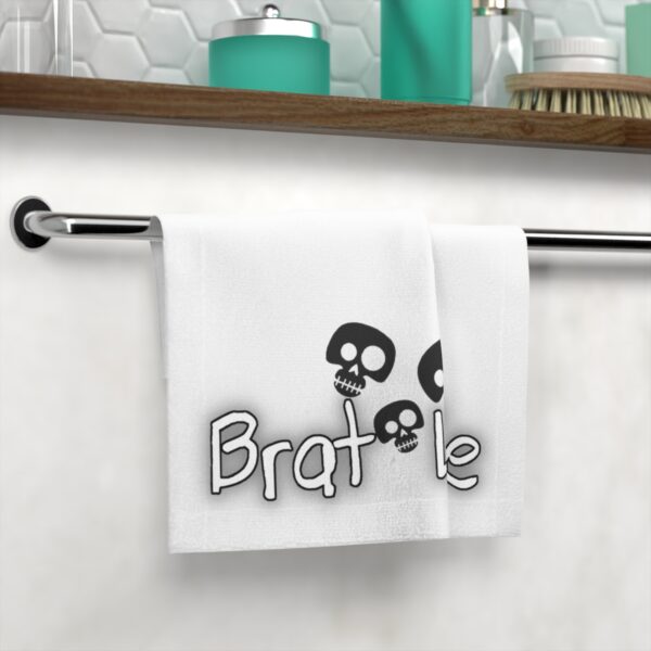 Brat Life TriSkull Face Towel - Image 4