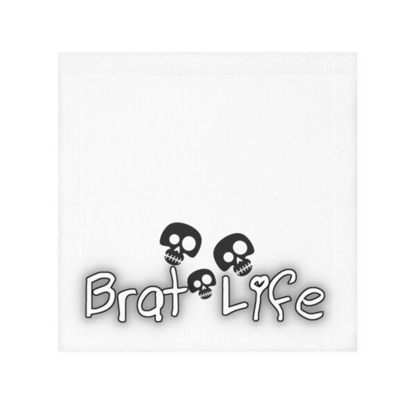 Brat Life TriSkull Face Towel