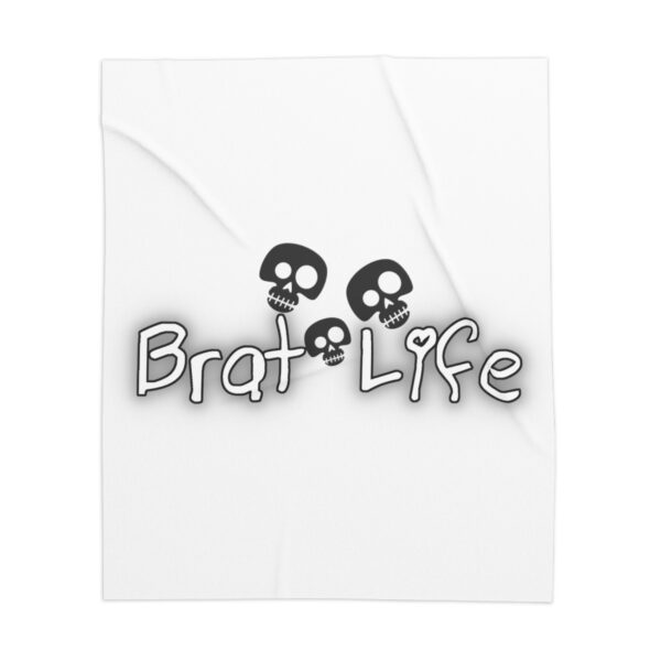 Brat Life TriSkull Sherpa Blanket