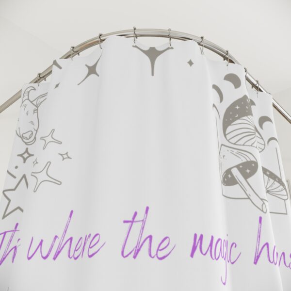 "Shower Power Potion" Portal ✨ Polyester Shower Curtain - Image 2