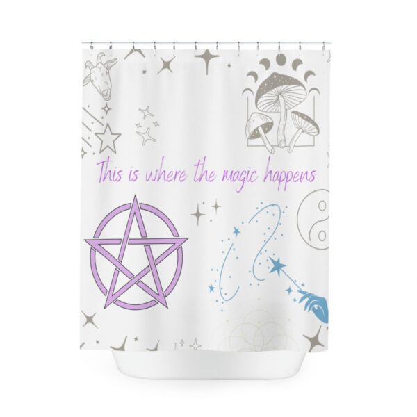 "Shower Power Potion" Portal ✨ Polyester Shower Curtain
