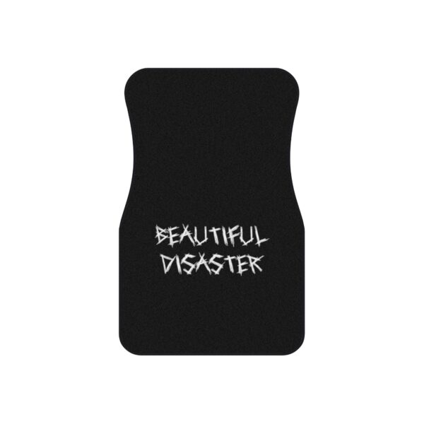 Brat Life "Beautiful Disaster" Car Mats (2x Front) - Image 2