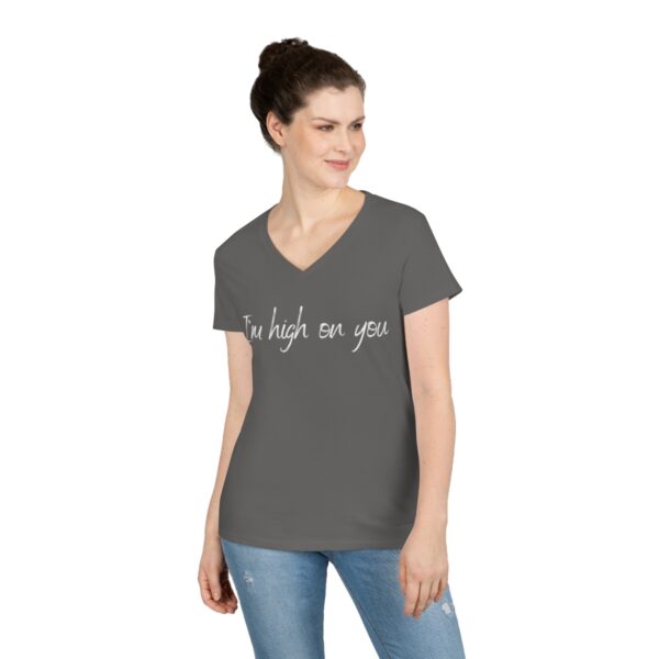 Ladies' V-Neck T-Shirt - Image 9
