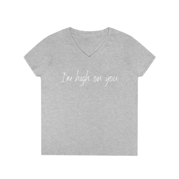 Ladies' V-Neck T-Shirt - Image 4