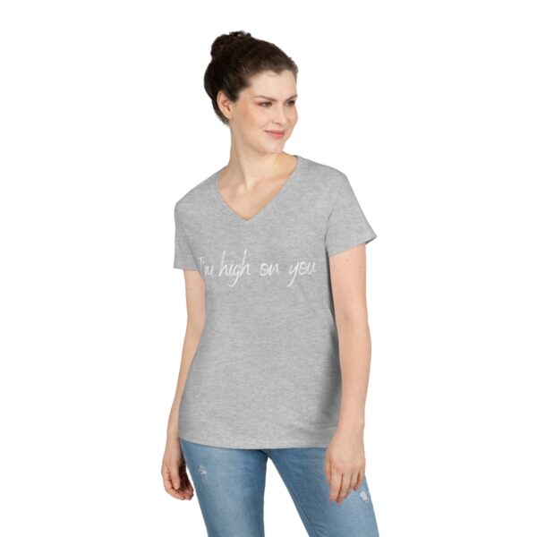 Ladies' V-Neck T-Shirt - Image 6