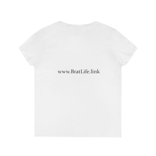 Ladies' V-Neck T-Shirt - Image 5