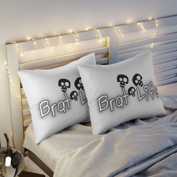 Brat Life TriSkull Pillow Sham - Image 3