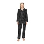 Brat Life "Tri-Skull" Women's Satin Pajamas (AOP)