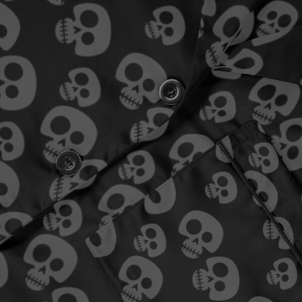 Brat Life "Tri-Skull" Women's Satin Pajamas (AOP) - Image 7