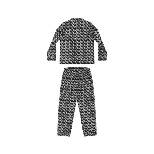 Brat Life, Tri-Skull Women's Satin Pajamas (AOP) - Image 3