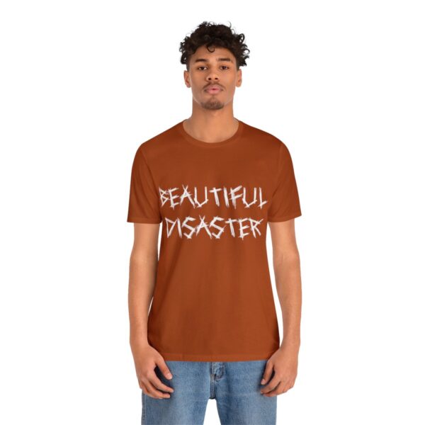 Brat Life "Beautiful Disaster" Unisex Jersey Short Sleeve Tee - Image 40