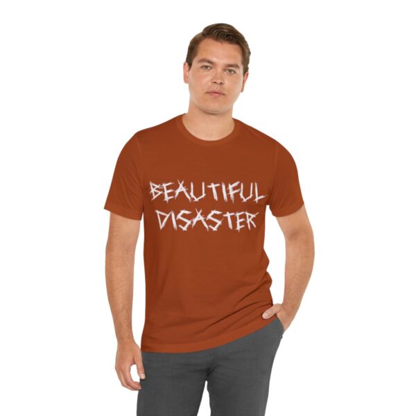 Brat Life "Beautiful Disaster" Unisex Jersey Short Sleeve Tee - Image 42