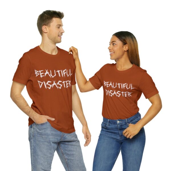 Brat Life "Beautiful Disaster" Unisex Jersey Short Sleeve Tee - Image 46