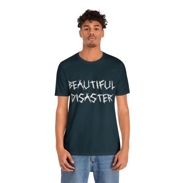 Brat Life "Beautiful Disaster" Unisex Jersey Short Sleeve Tee - Image 148