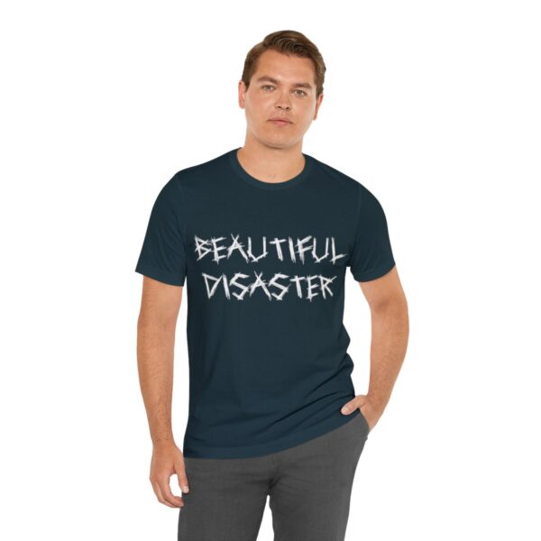 Brat Life "Beautiful Disaster" Unisex Jersey Short Sleeve Tee - Image 150