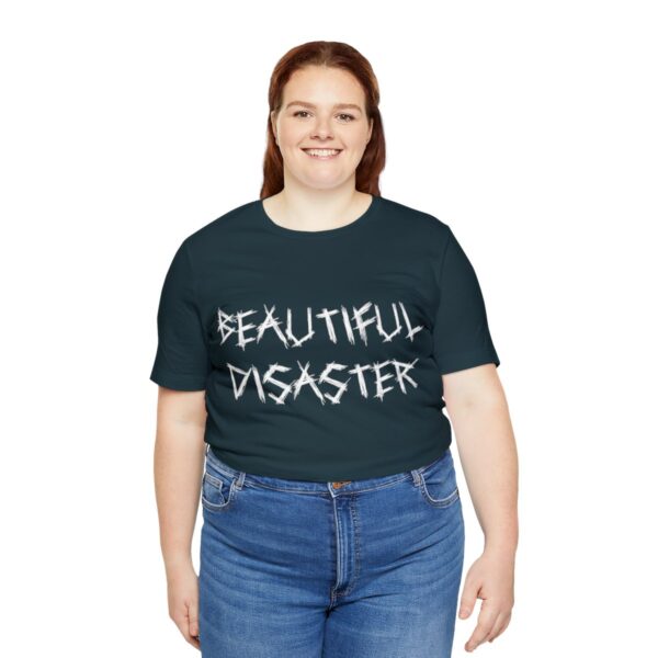 Brat Life "Beautiful Disaster" Unisex Jersey Short Sleeve Tee - Image 151