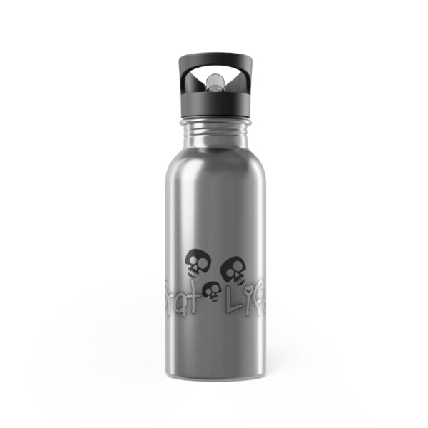 Brat Life TriSkull Stainless Steel Water Bottle With Straw, 20oz