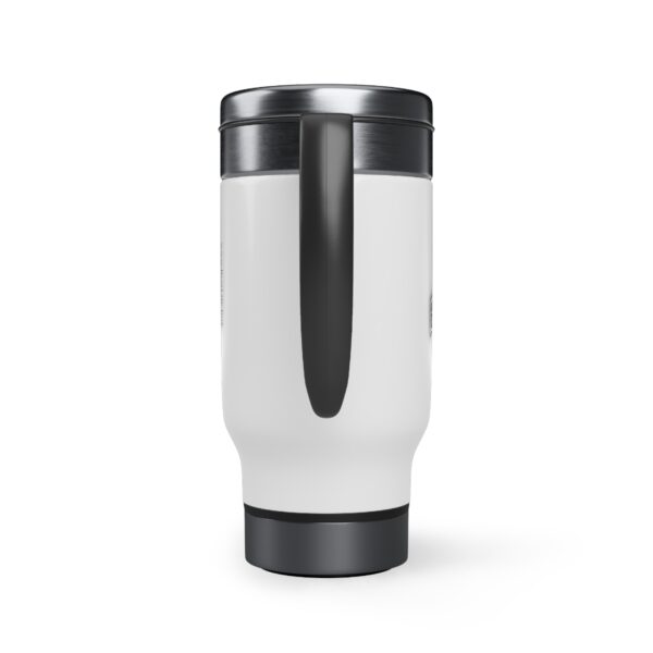 Brat Life TriSkull Stainless Steel Travel Mug with Handle, 14oz - Image 2