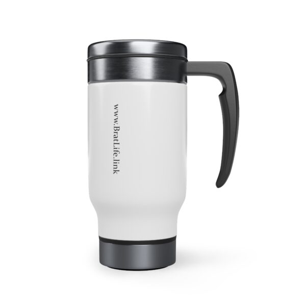 Sweet but Savage Brat Life Stainless Steel Travel Mug with Handle, 14oz - Image 4