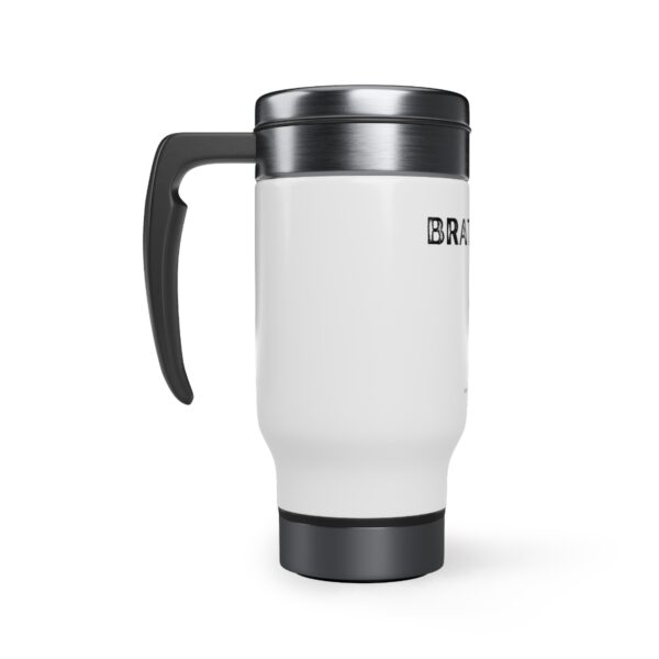 Brat Life Brat Boss Stainless Steel Travel Mug with Handle, 14oz - Image 3